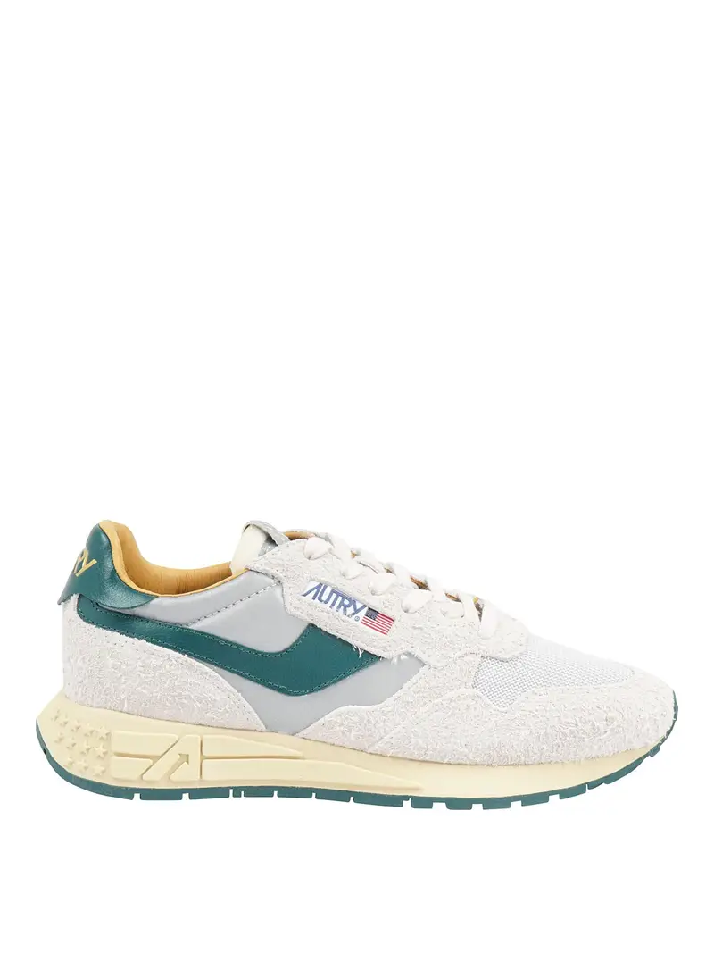 Sneaker leggero beige-dark verde