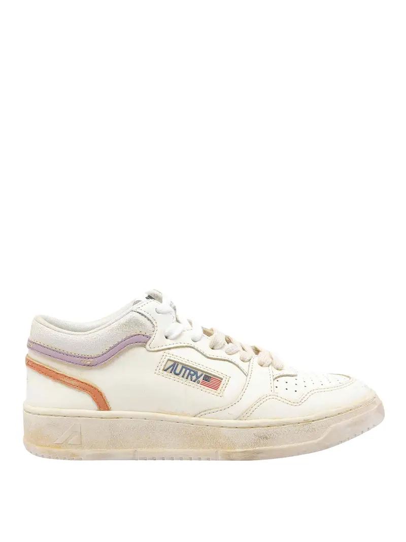 Sneaker super vintage bianche medici Bianco