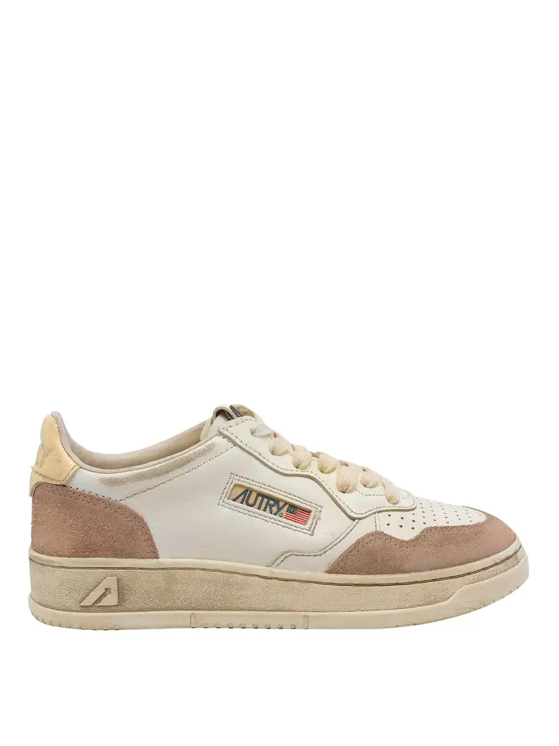 Sneaker Super Vintage da medaglia Bianco