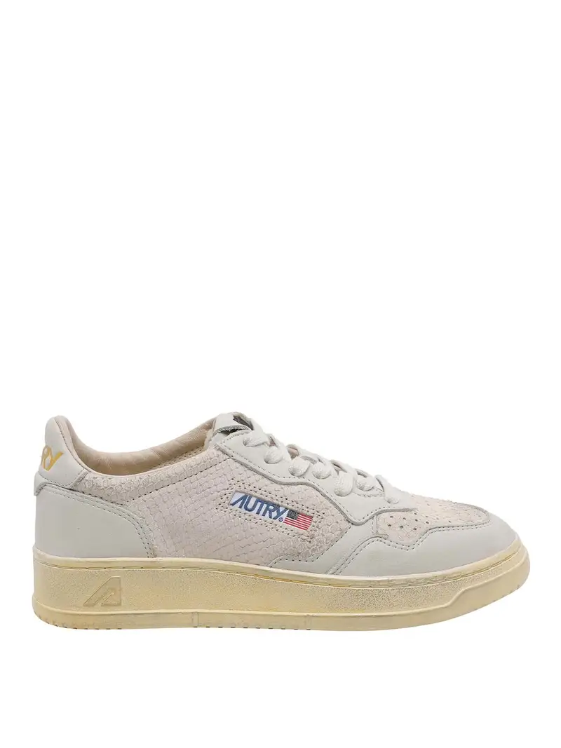 Sneaker Super Vintage da medaglia Bianco
