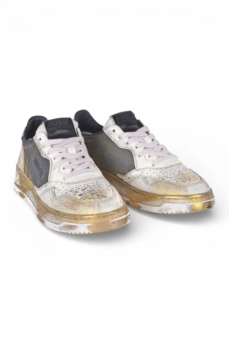 Sneakers - 470539 - Oro/Avorio miniatura 2