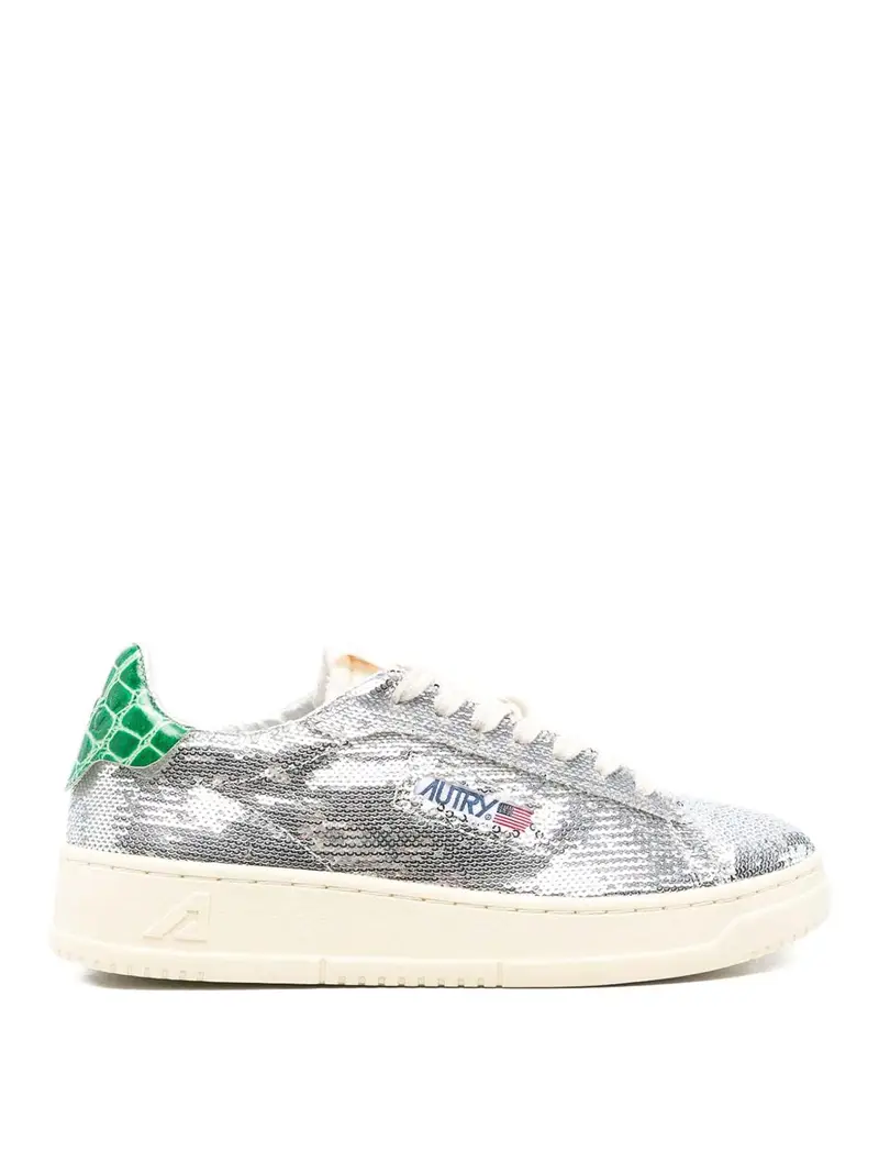 AUTRY Sneakers basse Argento 4032194