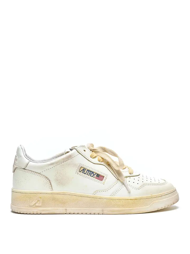 Sneakers bianche da medaglia Super Vintage Bianco