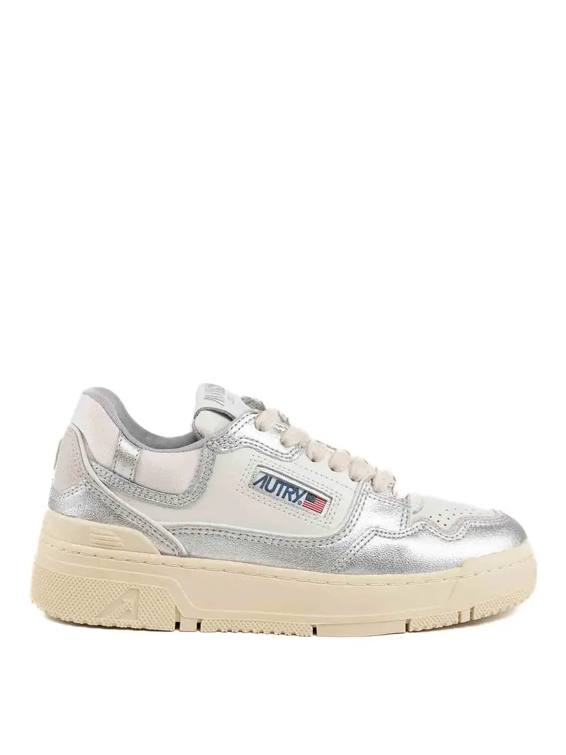 Sneakers Clc In Pelle Metal Beige