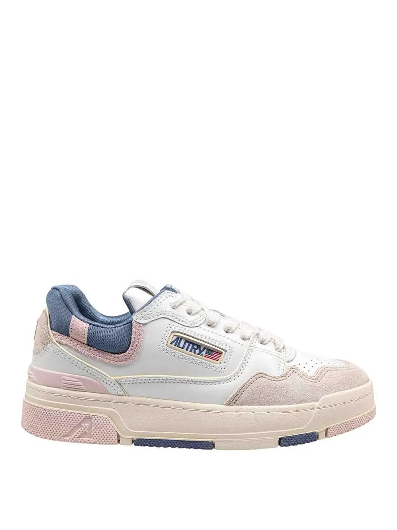 Sneakers Clc Low In Suede E Nabuk Multicolore
