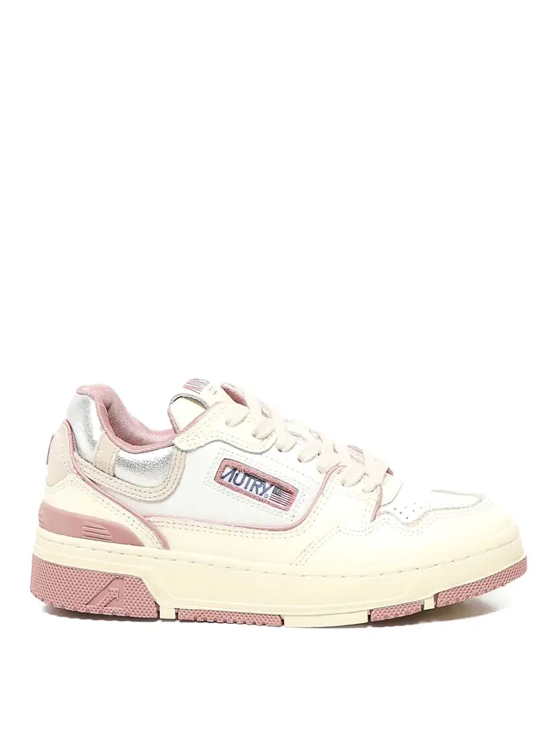 Sneakers Con Inserti Bianco