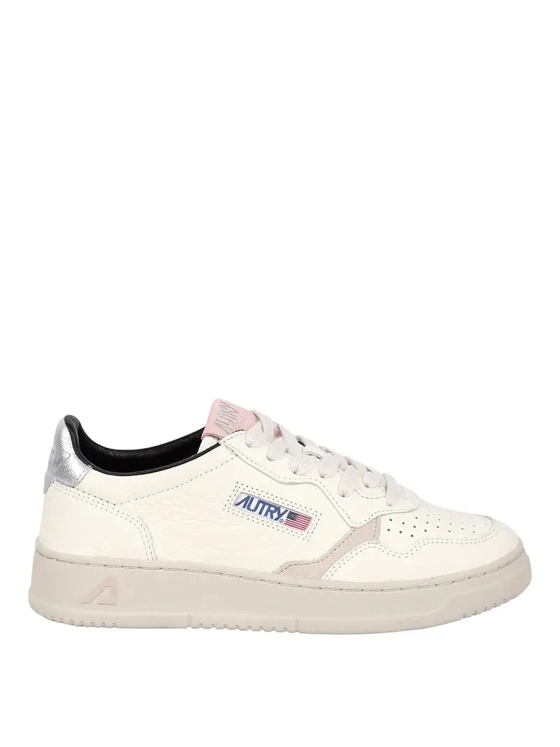 Sneakers Con Pannelli Medalist Crema