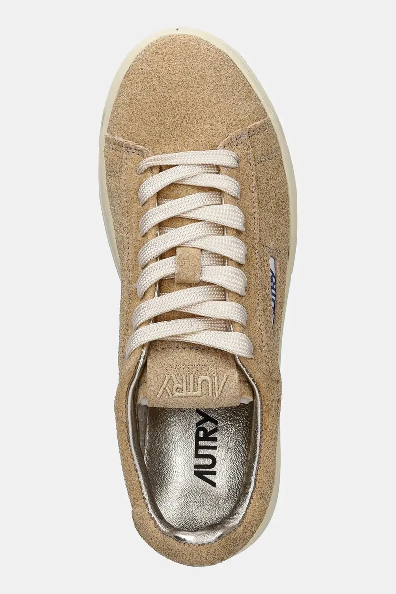 sneakers in camoscio Dallas donna colore beige A1UNADLWUS02 miniatura 4