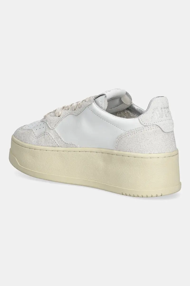 sneakers in pelle Platform donna colore bianco A1UNPTLWTA01 miniatura 3