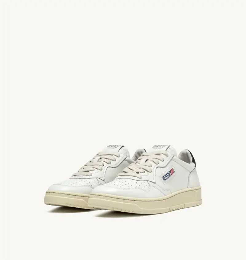 Sneakers medalist low bianco e nero miniatura 2