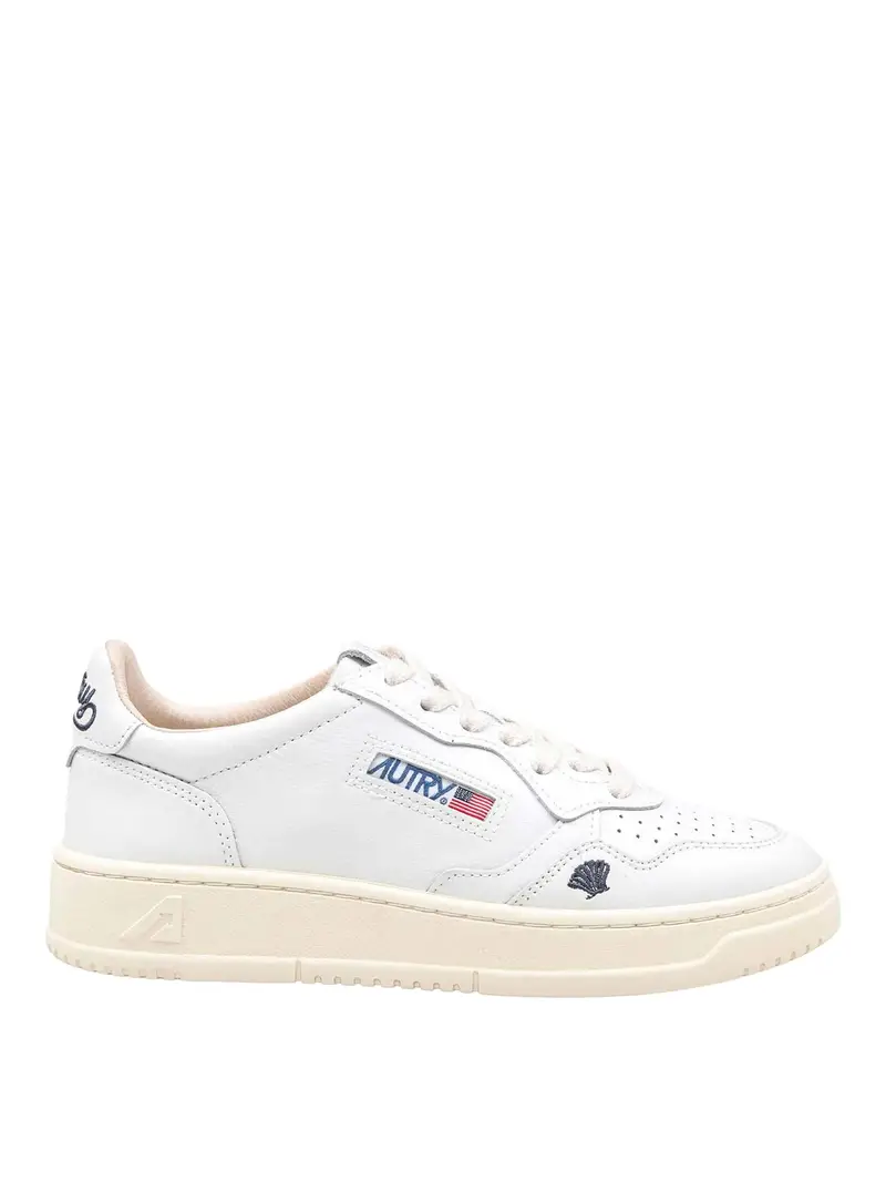 Sneakers Medalist Low In Pelle Colore Bianco