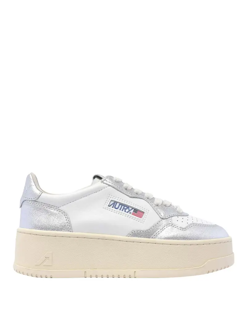 Sneakers Medalist Platform Argento