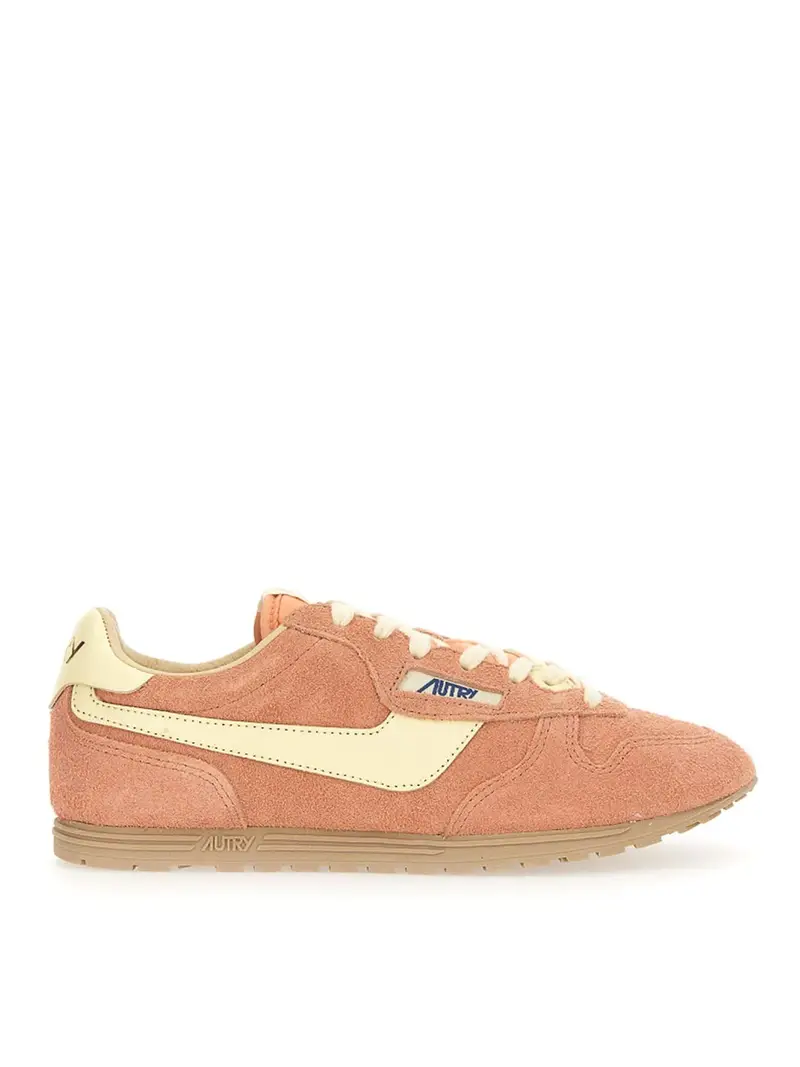 Sneakers Windspin in suede e pelle Color Carne E Neutri