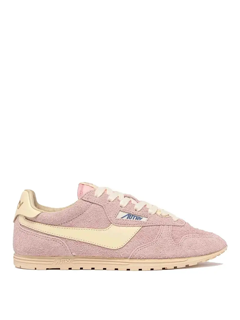 Sneakers Windspin in suede e pelle Rosa
