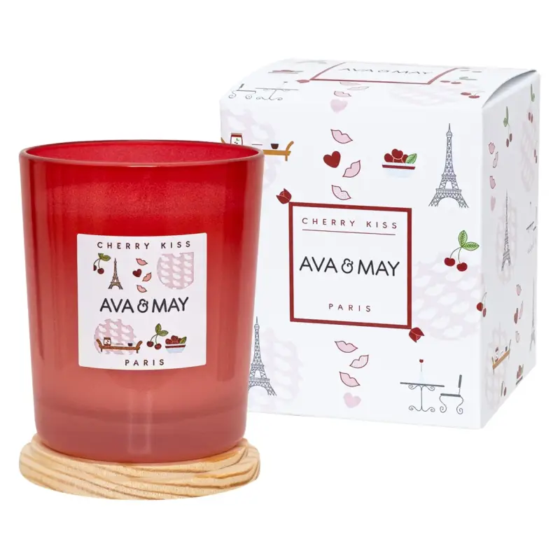 Candele Cherry Kiss 180g - - Candele profumate miniatura 2