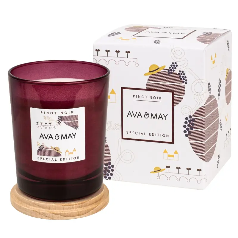 Candele Pinot Noir 180g - - Candele profumate miniatura 2