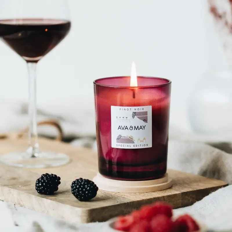 Candele Pinot Noir 180g - - Candele profumate miniatura 3