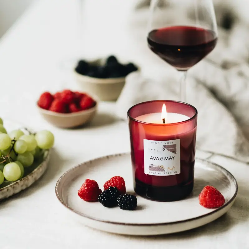 Candele Pinot Noir 180g - - Candele profumate miniatura 4