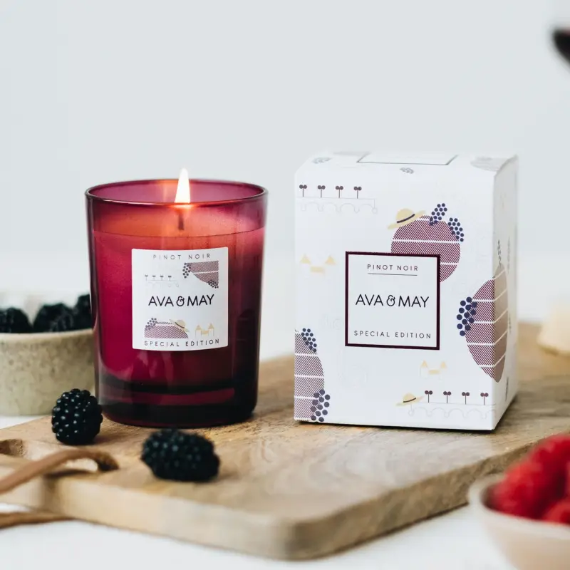 Candele Pinot Noir 180g - - Candele profumate miniatura 5