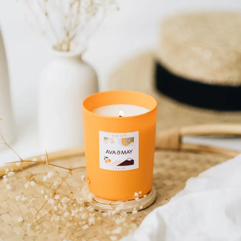 Candele Sicilia 180g - - Candele profumate miniatura 3