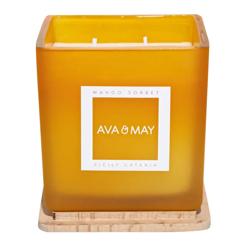 Candele Sorbetto al mango 450g - - Candele profumate