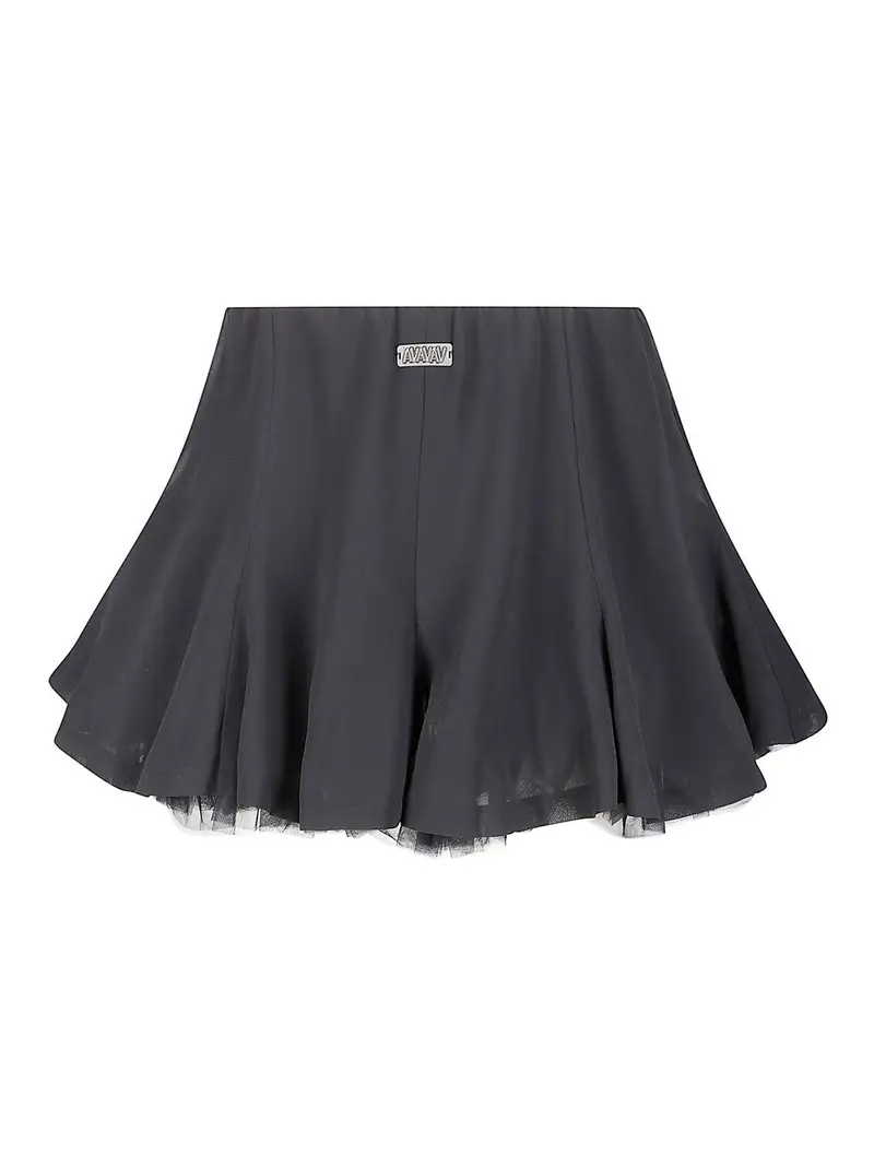 Minigonna in tulle Nera Nero