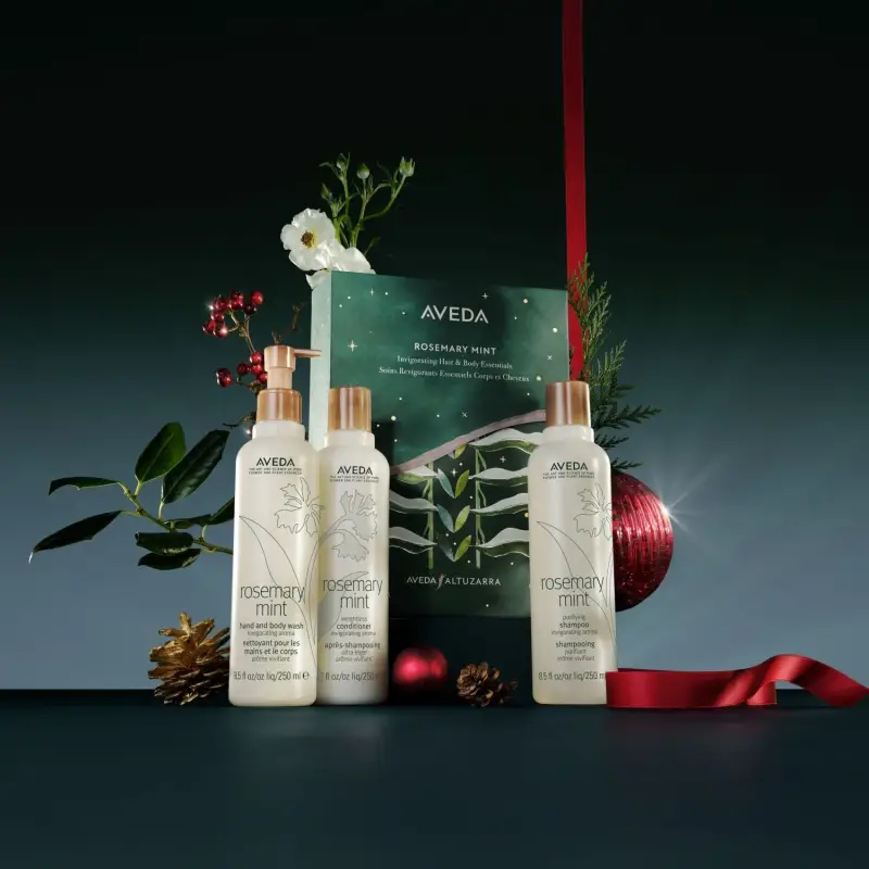 Rosemary Mint Rosemary Mint Invigorating Essentials - Cofanetto corpo, Cofanetto viso e corpo, Cofanetto per capelli miniatura 2