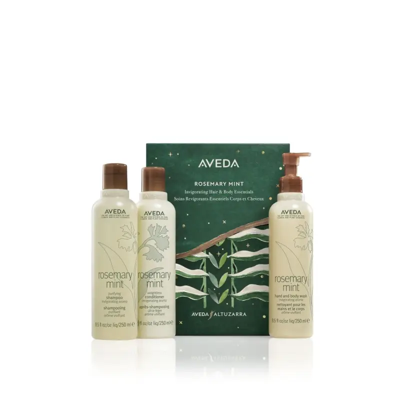 Rosemary Mint Rosemary Mint Invigorating Essentials - Cofanetto corpo,Cofanetto viso e corpo,Cofanetto per capelli