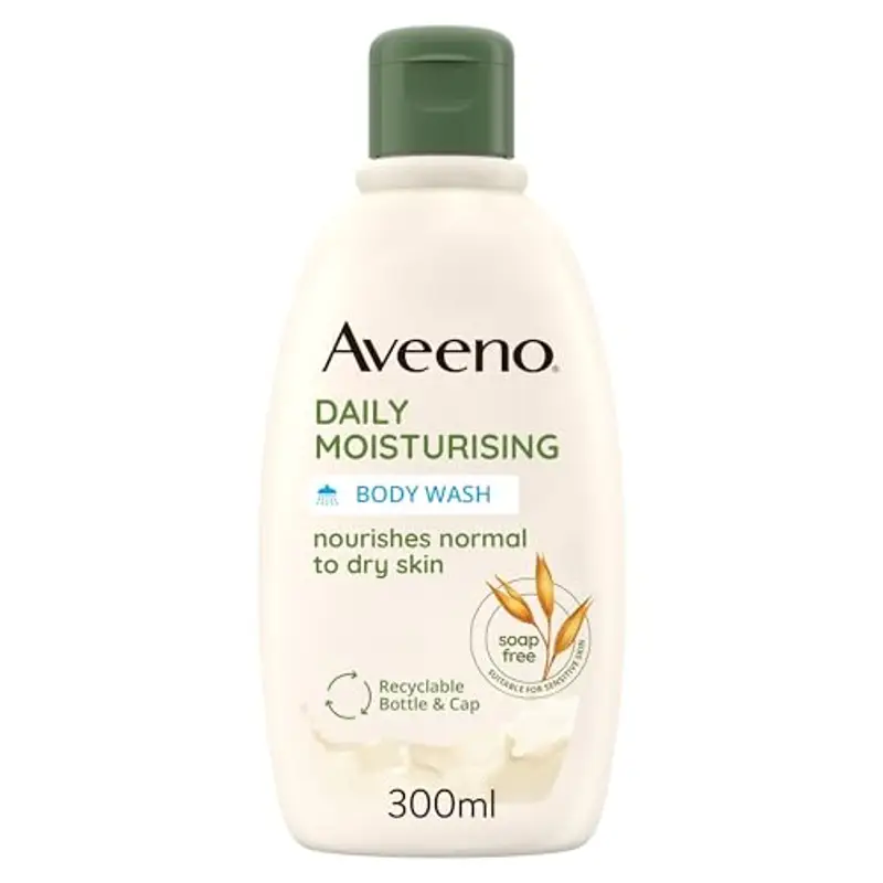 Aveeno Daily Moisturising Crema Idratante, Crema corpo idratante senza profumo, Crema idratante corpo e viso per pelle