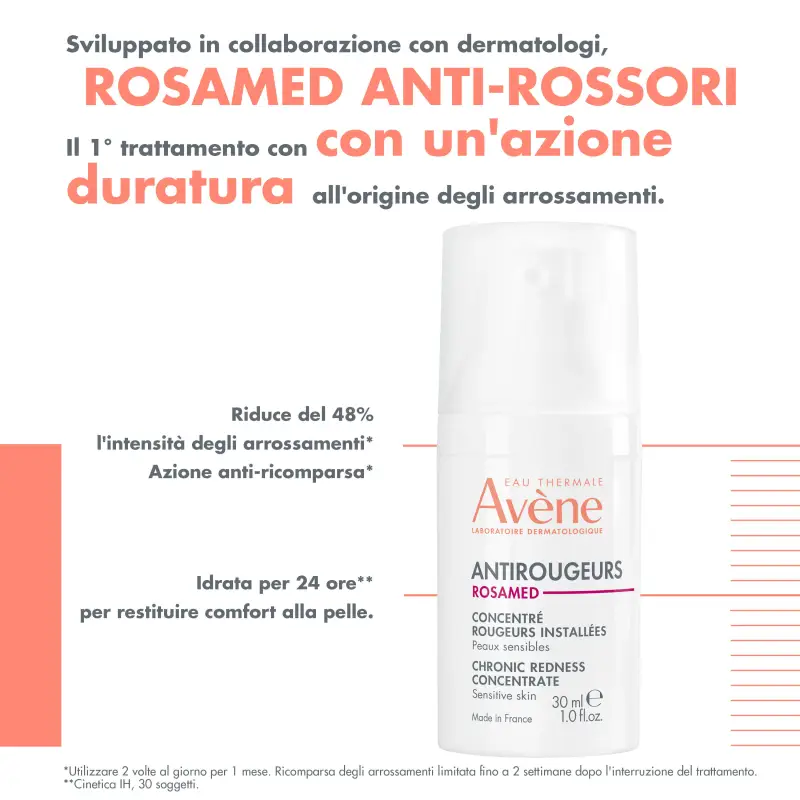 Antirougeurs ANTIROUGEURS ROSAMED Concentrato Rossori Persistenti - Crema idratante viso miniatura 5