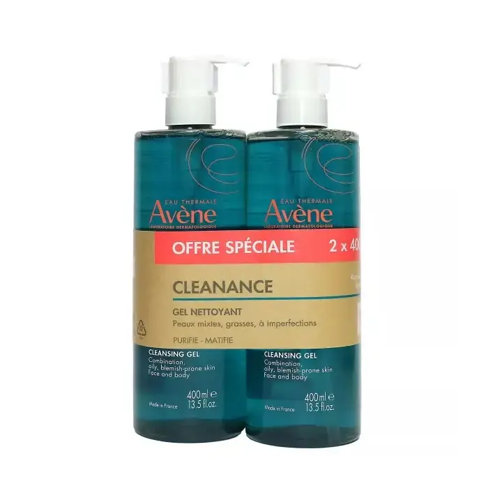 Cleanance - Gel Detergente - Pelle Grassa Imperfetta 2x400ml