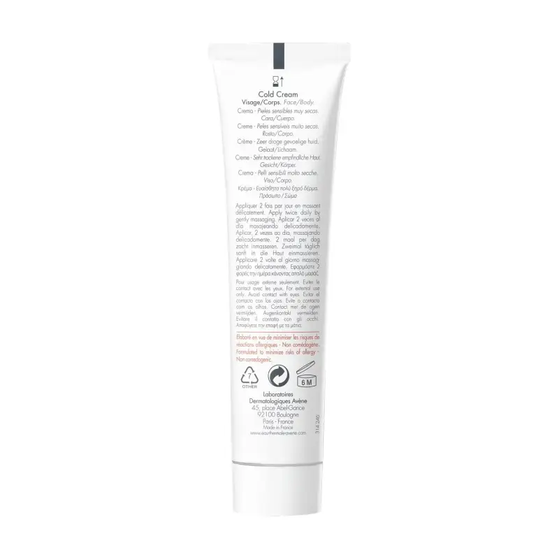 Cold Cream Cold Cream Crema Pelli Sensibili - Crema viso pelle secca, Crema idratante viso miniatura 2