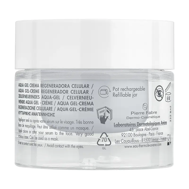 Hyaluron Activ B3 Aqua Gel-Crema rigenerazione cellulare anti-età - Trattamento antietà pelli mature, Crema antirughe, Crema idratante viso, Trat miniatura 5