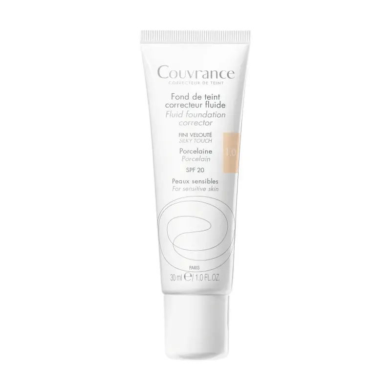 Incarnato Couvrance Fondotinta Correttore Fluido SPF20 Porcellana - Correttori,Fondotinta