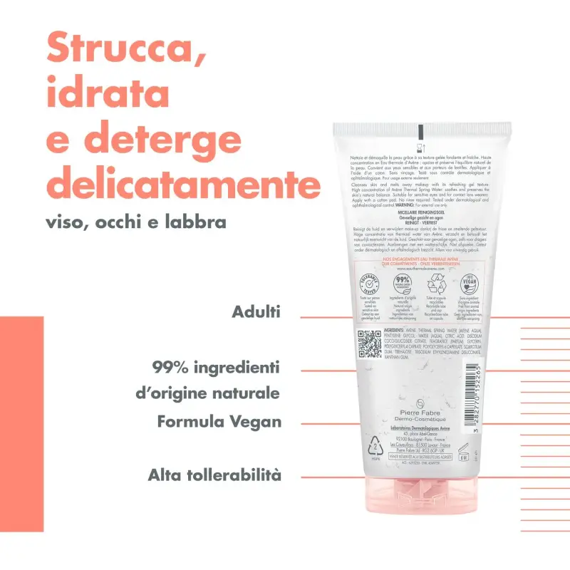 Les Essentiels Gel Micellare Struccante - Gel detergente viso miniatura 3