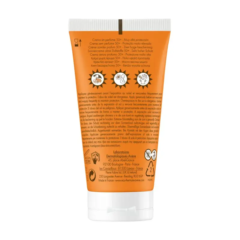 Suncare Crema senza profumo SPF50+ - Protezione solare viso miniatura 2