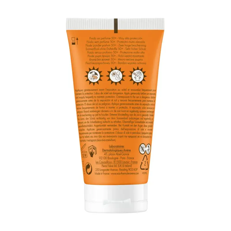 Suncare Fluido senza profumo SPF50+ - Protezione solare viso miniatura 2
