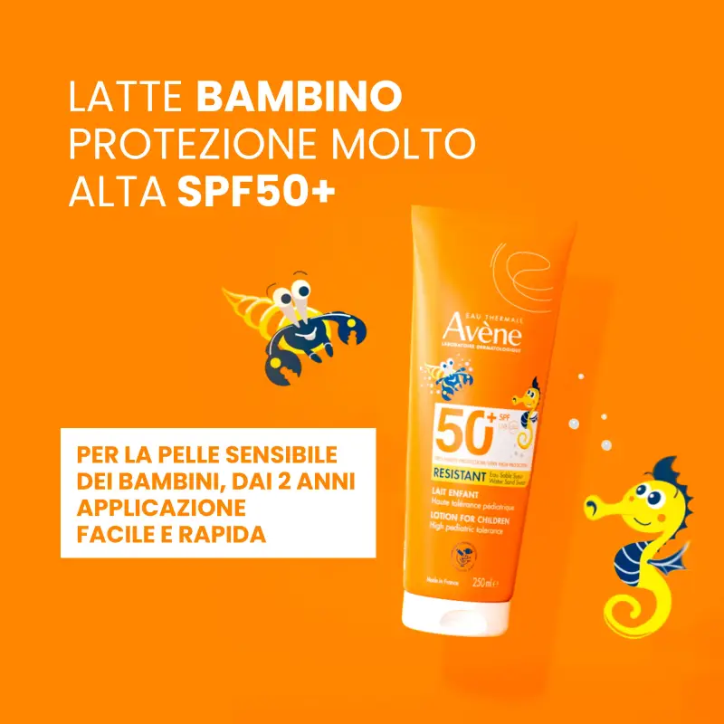 Suncare Latte Bambino SPF50+ - Crema Solare Bambini, Solari alta protezione miniatura 3
