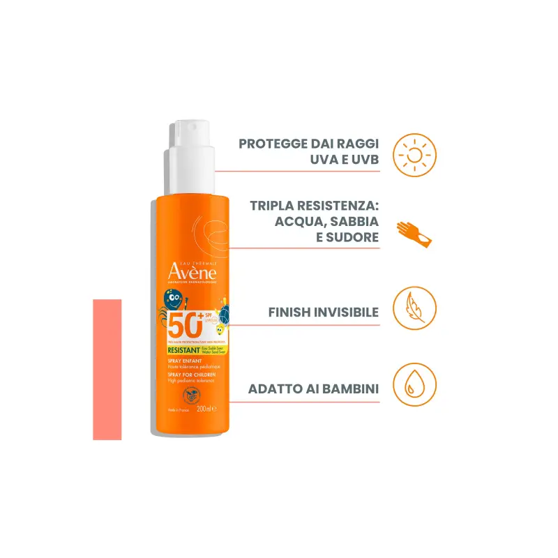 Suncare Spray Bambino SPF50+ - Crema Solare Bambini, Solari alta protezione miniatura 3
