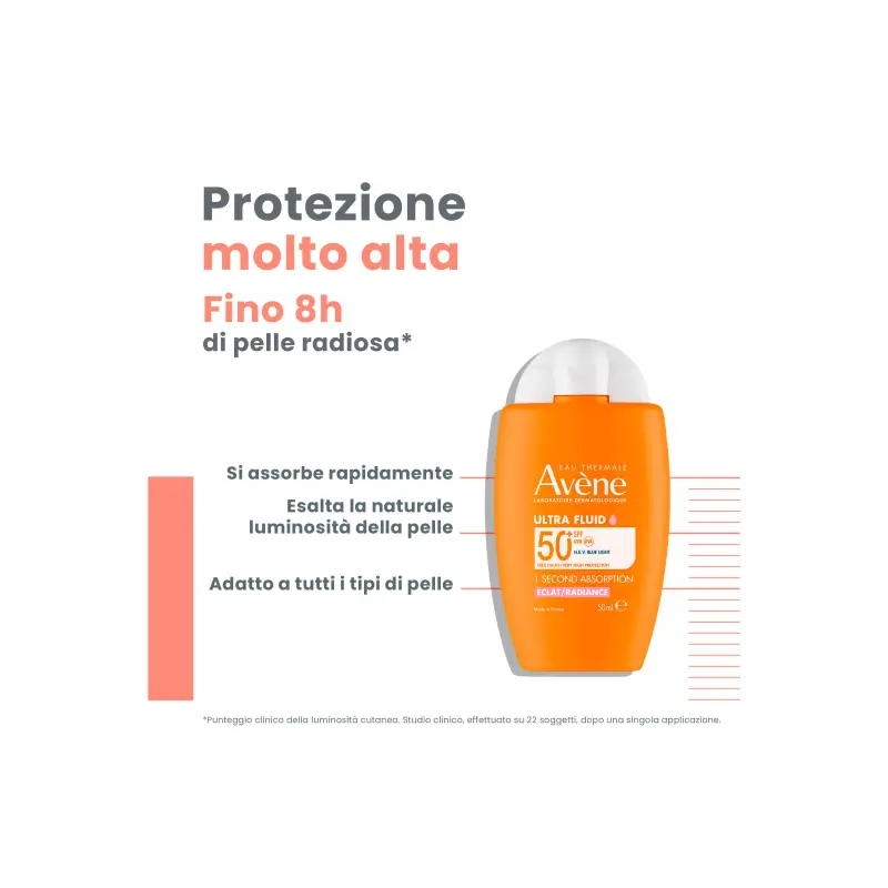 Suncare Ultra Fluid Luminosità SPF50+ - Protezione solare viso miniatura 5