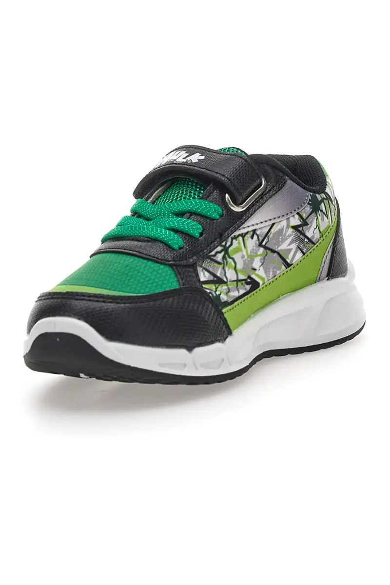 Sneakers Nere e Verdi con Luci e Velcro Avengers Hulk R1010201T [VERDE] miniatura 3