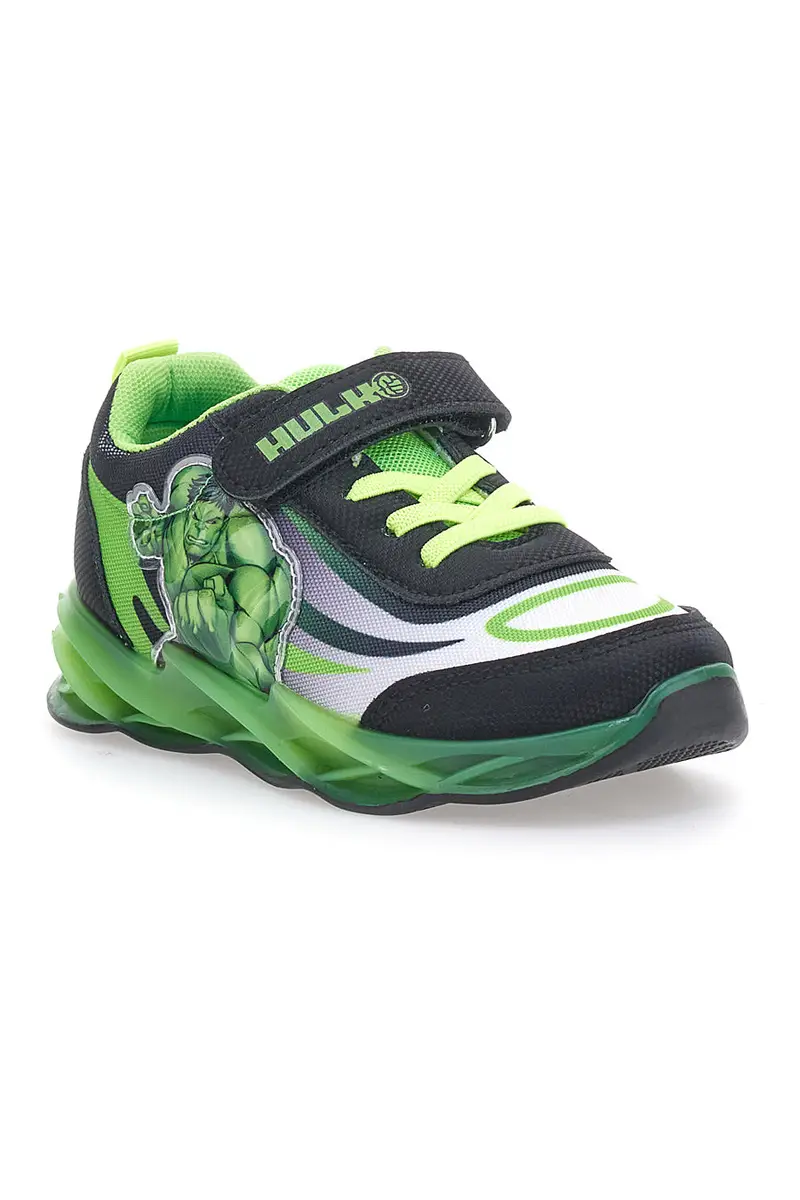 Sneakers Verdi e Nere Con Velcro Avengers Hulk R1010212T [VERDE] miniatura 2