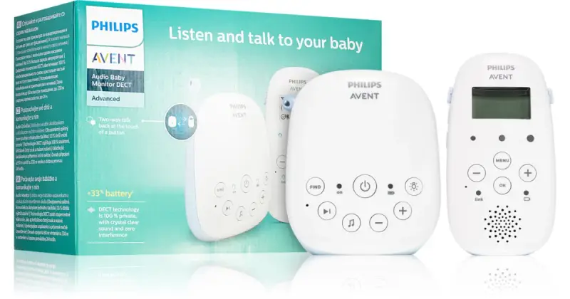 Philips Avent Baby Monitor SCD715/52 audio digitale