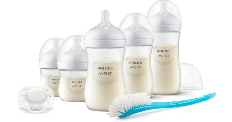 Philips Avent Natural Response SCD838/12 confezione regalo per bebè 0 mesi+ biberon 2x125 ml + 1 mese+ biberon 2x260 ml + 3 mesi+ biberon 330 ml + Ult