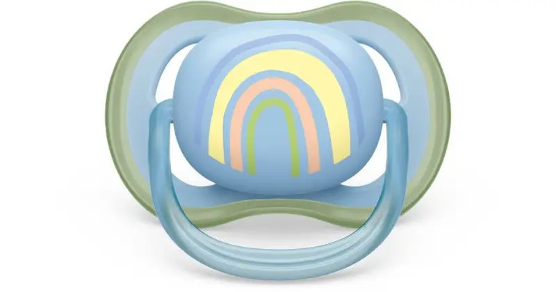 Philips Avent Ultra Air 0-6 mesi ciuccio arcobaleno bambino