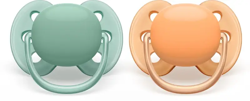 Philips Avent Ultrasoft Premium 0-6mesi ciuccio Neutral 2 pezzi