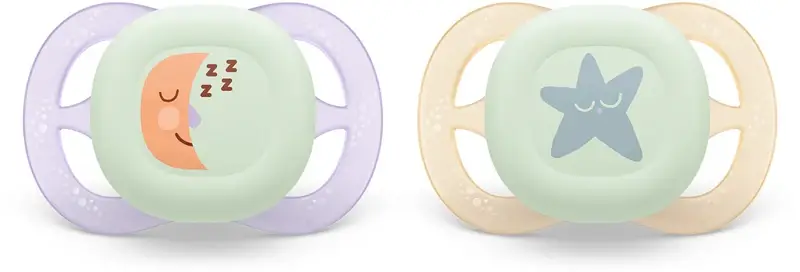 Philips Avent Ultrastart Night 0-2 mesi ciuccio bambina 2 pezzi