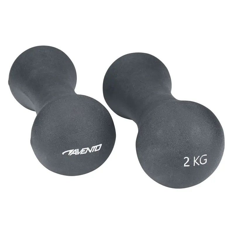Manubri Palestra Set 2X2 Kg Nero 2 KG