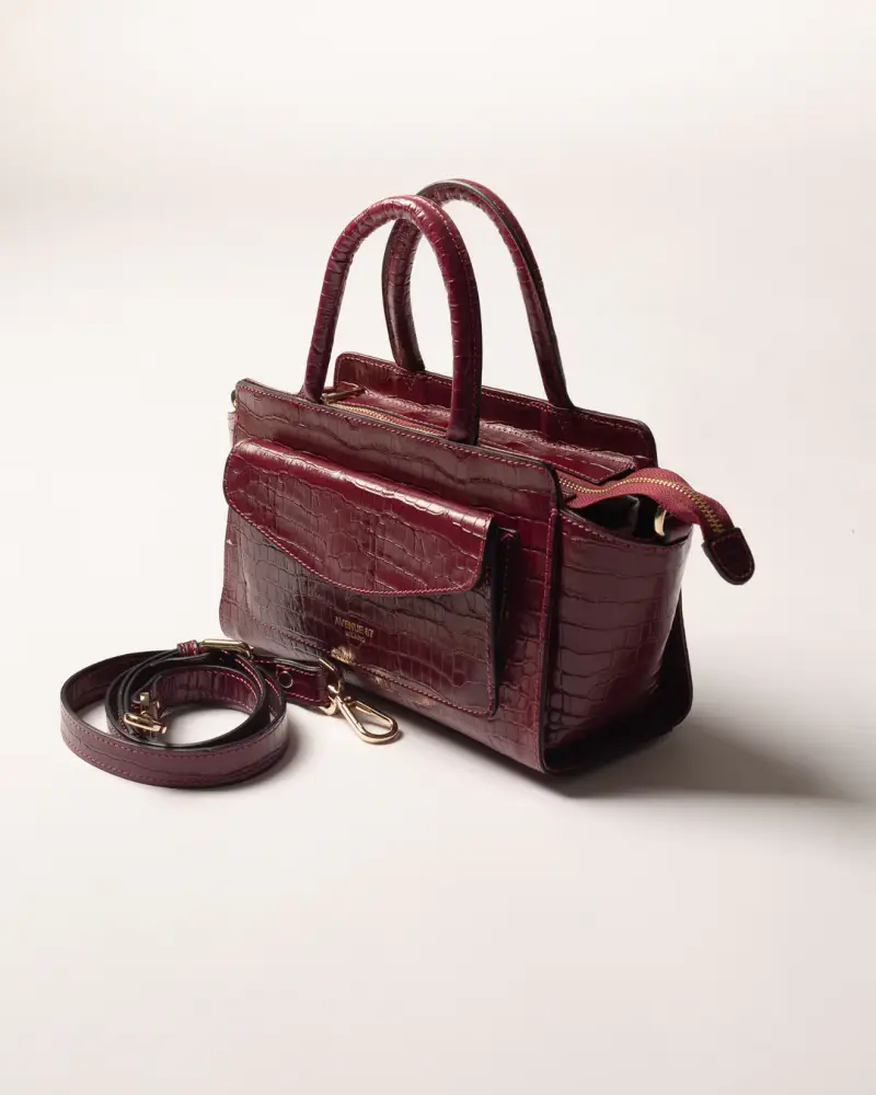 BORSA LETIZIA CICLAMINO miniatura 3