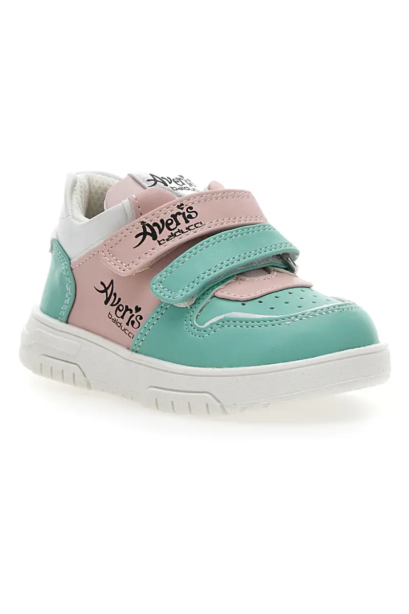 Sneakers Primi Passi Averis 4201 Verdi e Rosa [VERDE] miniatura 2
